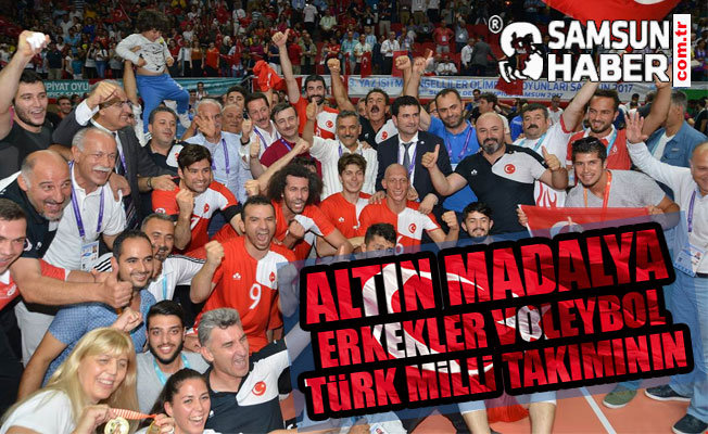 Altın Madalya Erkekler Voleybol Türk Milli Takımının