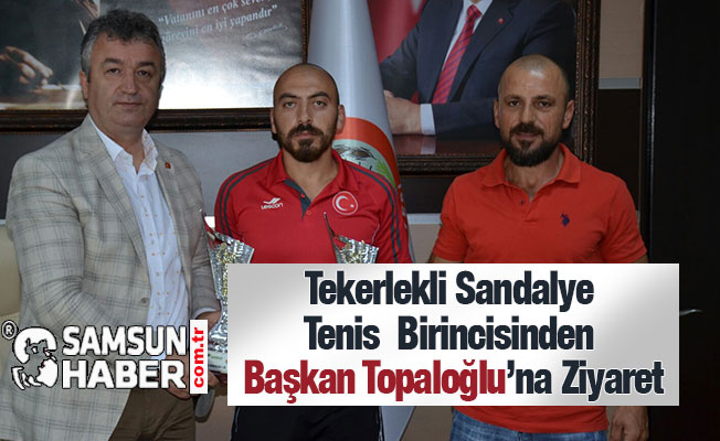 Tenis Milli Takım Sporcusu Murat Koltuk’tan Başkan Topaloğlu’na Ziyaret