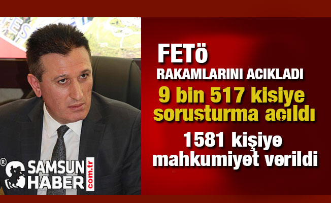 Cumhuriyet Başsavcılığı Samsun'da FETÖ Rakamlarını Açıkladı