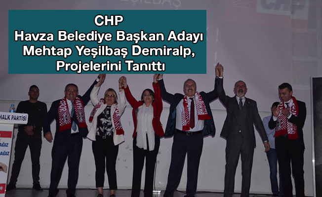 CHP Belediye Başkan Adayı Demiralp, Projelerini Tanıttı