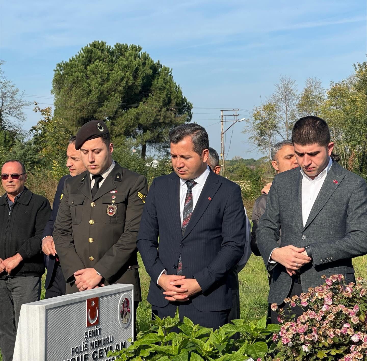 Samsun'da Şehit Polis Dualarla Anıldı