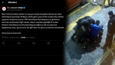 Samsun Valiliği'nden YRP İlçe Başkanı'nın Gözaltına Alınmasına İlişkin Açıklama