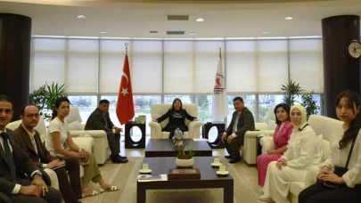 Özbekistan’dan Alfraganus Tıp Fakültesi Heyeti OMÜ’yü Ziyaret Etti