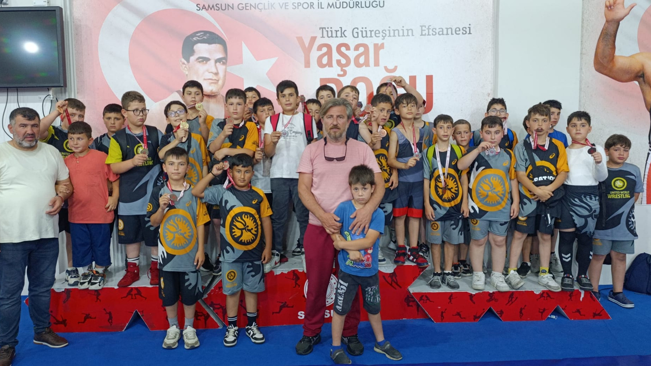 Havzalı Minik Güreşçiler Türkiye Şampiyonasında Samsun’u Temsil Edecek