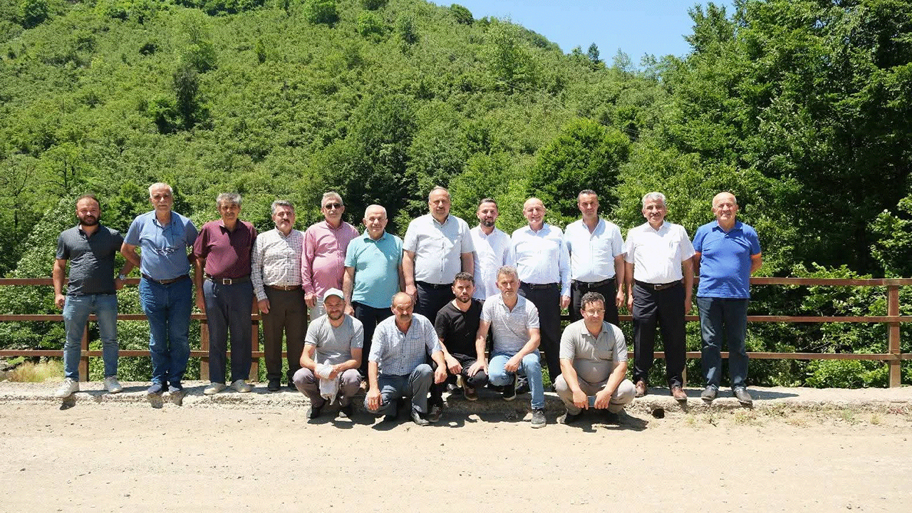 Heybeli Köprüsü'nde Anlamlı Buluşma, Terme ve Salıpazarı El Ele