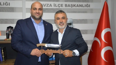 ASFED’den MHP Havza İlçe Başkanlığı’na Nezaket Ziyareti