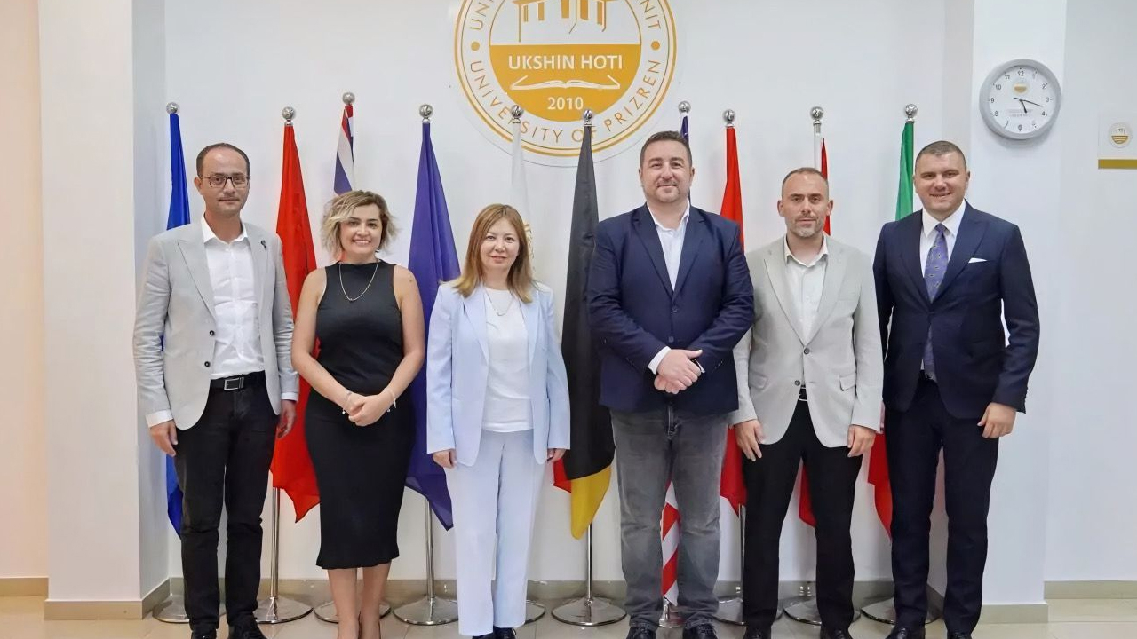 OMÜ Rektörü Aydın, Kosova'daki Prizren Üniversitesi'nde İş Birliği Görüşmeleri Yaptı