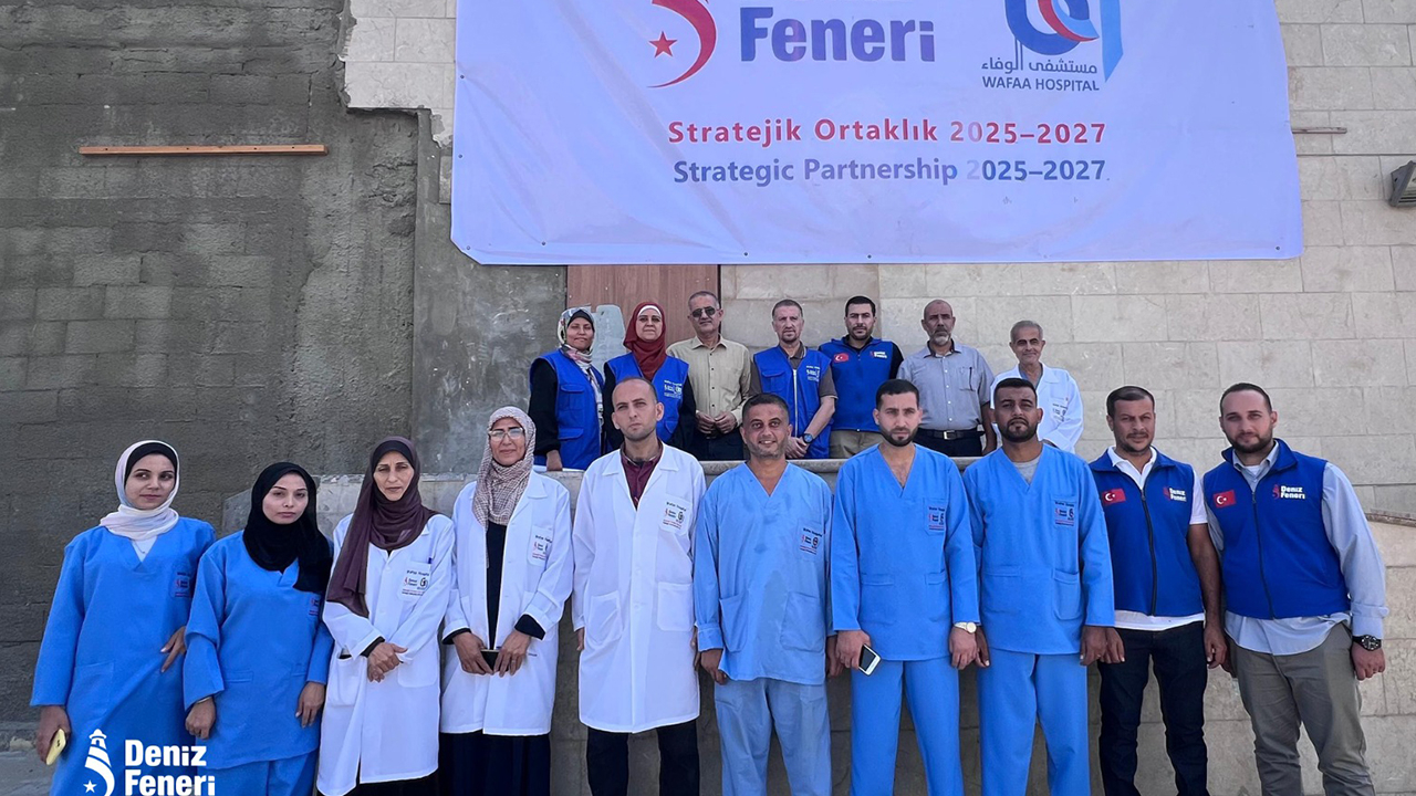 Deniz Feneri, Gazze&#039;deki Sağlık Krizi İçin El-Vefa Hastanesi ile İş Birliği Yaptı