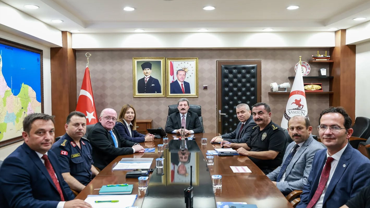 Samsun'da Üniversite Güvenliği Koordinasyon Toplantısı Yapıldı
