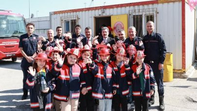 İtfaiye Haftası Coşkusu: Vali Tavlı ve Başkan Doğan İtfaiyecileri Ziyaret Etti