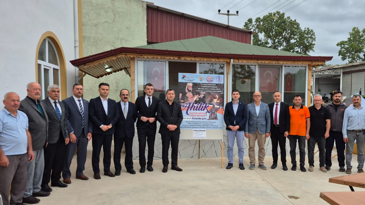 Alaçam Sanayi Camii'nde Ahilik Geleneği Yaşatıldı