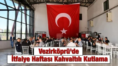 Vezirköprü'de İtfaiye Haftası Kahvaltılı Kutlama