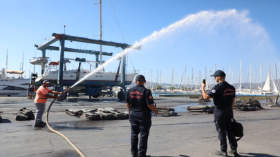 Muğla’da Marina ve Limanlarda Yangın Güvenliği Denetimleri Sürüyor