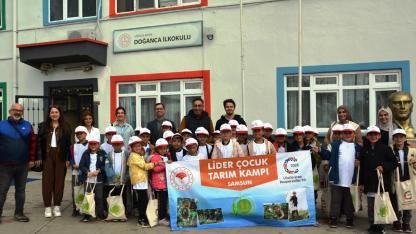 Bafralı Çocuklar "Lider Çocuk Tarım Kampı" ile Toprağı Keşfetti
