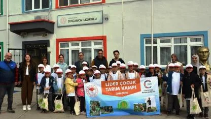 Bafralı Çocuklar "Lider Çocuk Tarım Kampı" ile Toprağı Keşfetti