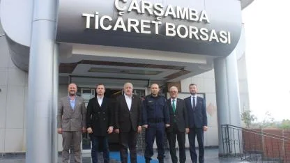 Çarşamba'da Güven ve Ekonomi Buluşması, Jandarma ve Ticaret Borsası Bir Araya Geldi