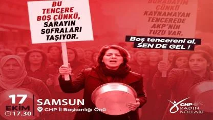 CHP'li Kadınlardan "Yoksulluk" Eylemi: 17 Ekim'de Cumhuriyet Meydanı'nda