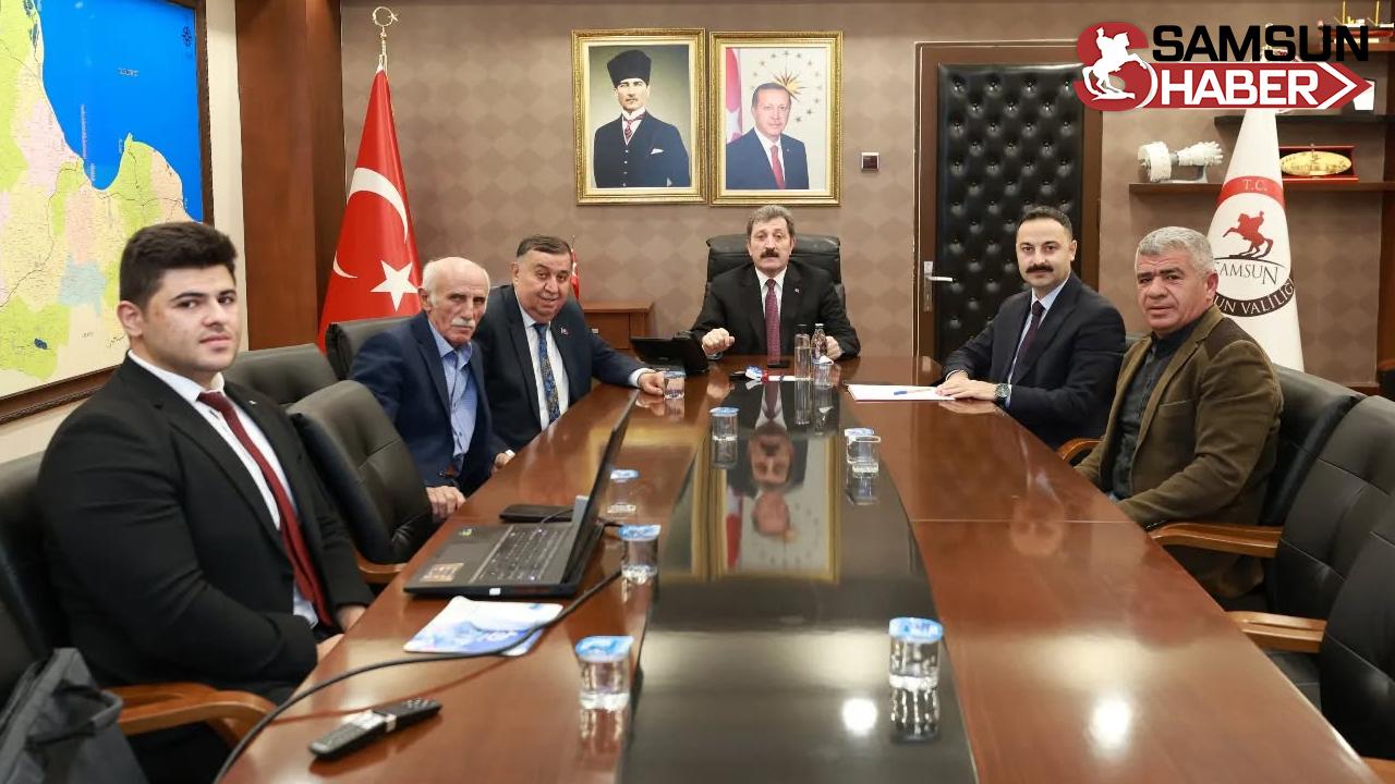 Havza OSB'de Vali Tavlı Başkanlığında Ekim Ayı Toplantısı