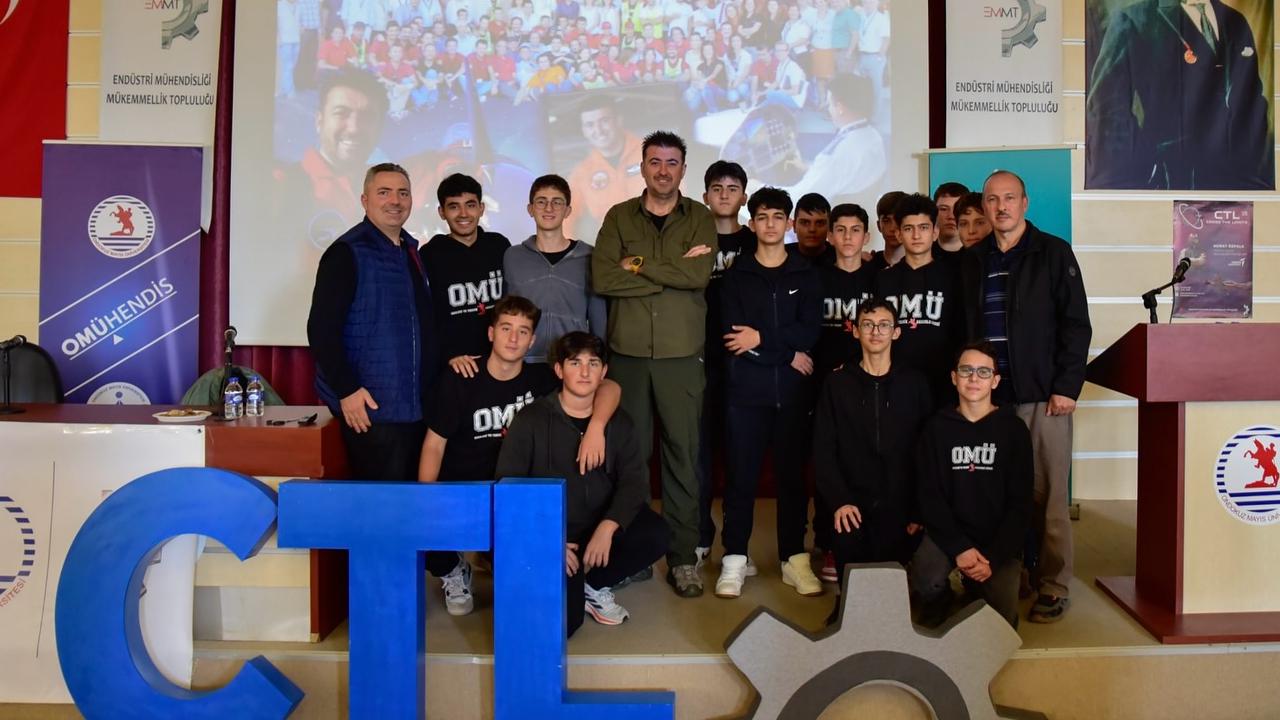 OMÜ&#039;lü Öğrenciler HÜRKUŞ&#039;un Pilotuyla Buluştu