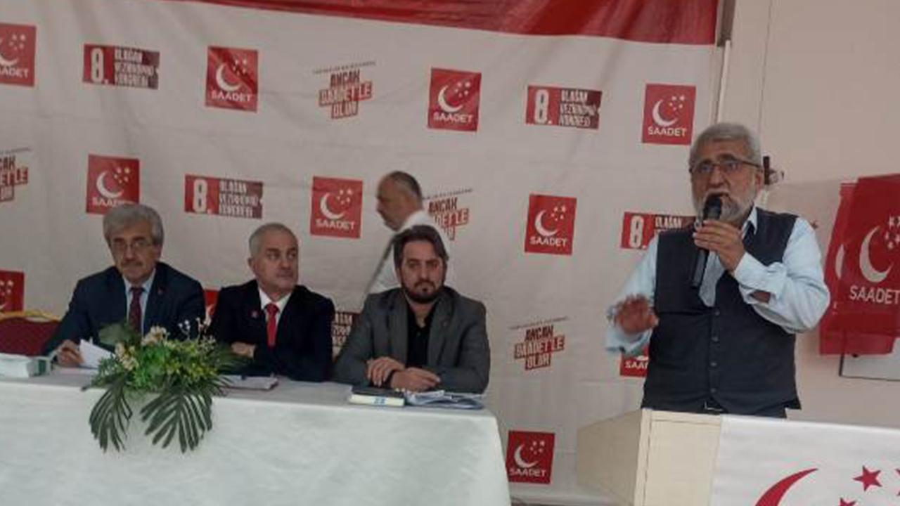 Saadet Partisi Vezirköprü&#039;de Veysel Bozdemir Yeniden İlçe Başkanı Seçildi