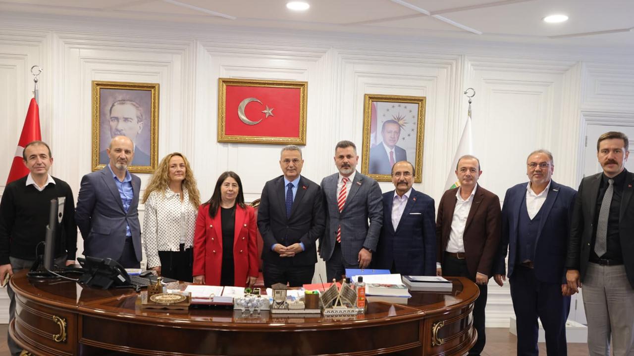 SAM-BİR'den Başkan Kurnaz'a Ziyaret, "Birlik ve Beraberlik Gecesi"ne Destek
