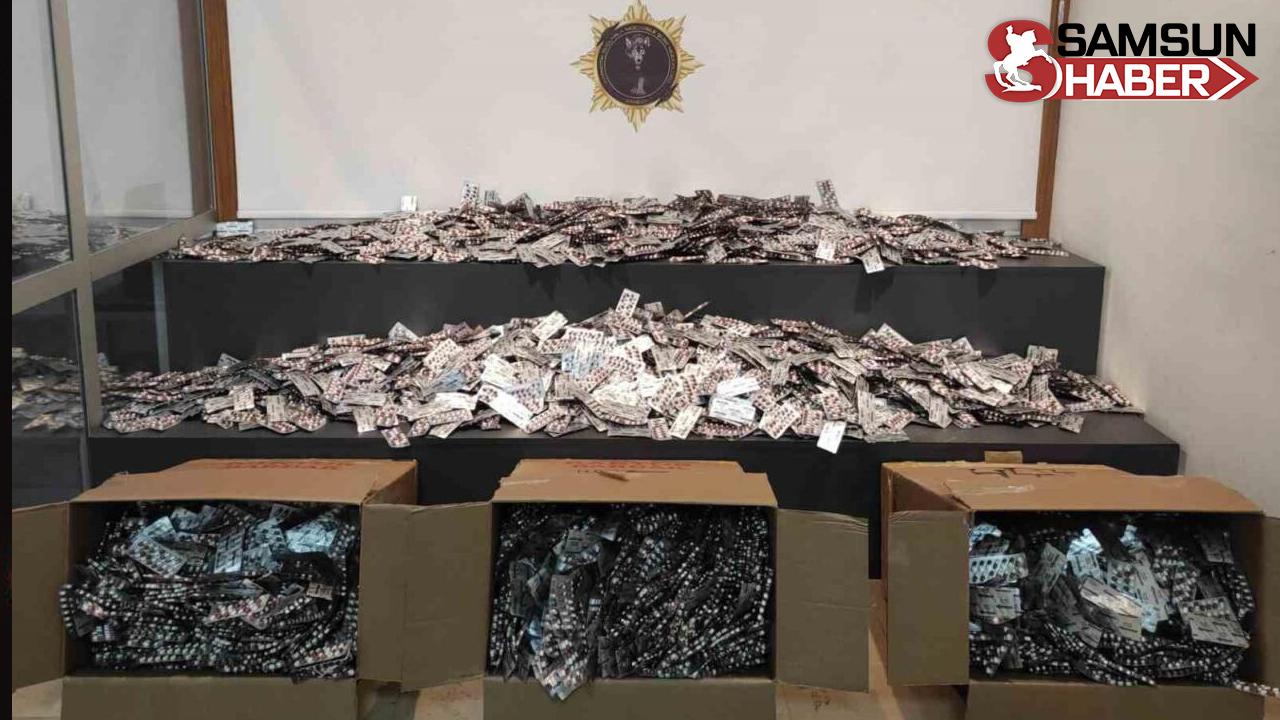 Samsun Narkotik Operasyonu, 110 Bin Hap Ele Geçirdi