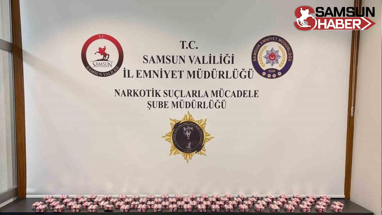 Samsun&#039;da 6 Bin 170 Sentetik Hap Ele Geçirildi