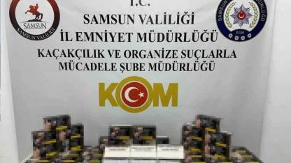 Samsun'da Kaçak Sigara Operasyonu: 1 Gözaltı