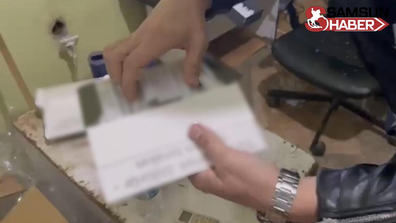 Samsun’da Makaron Sigara ve Üretim Ekipmanları Ele Geçirildi