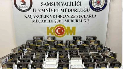 Samsun'da Operasyon, 15 Bin Kaçak Makaron Ele Geçirildi