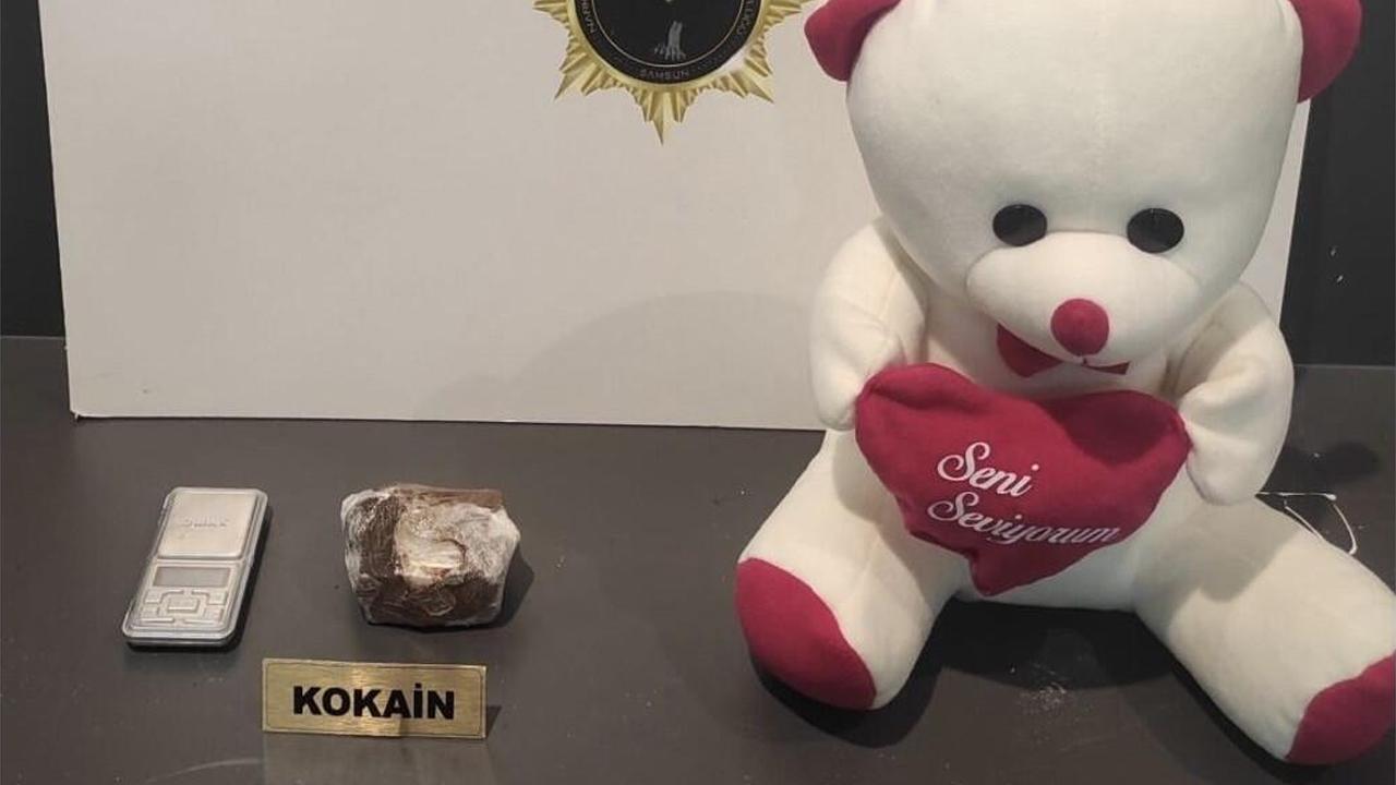 Samsun&#039;da Oyuncak Ayı Operasyonu, 150 Gram Kokain Ele Geçirildi