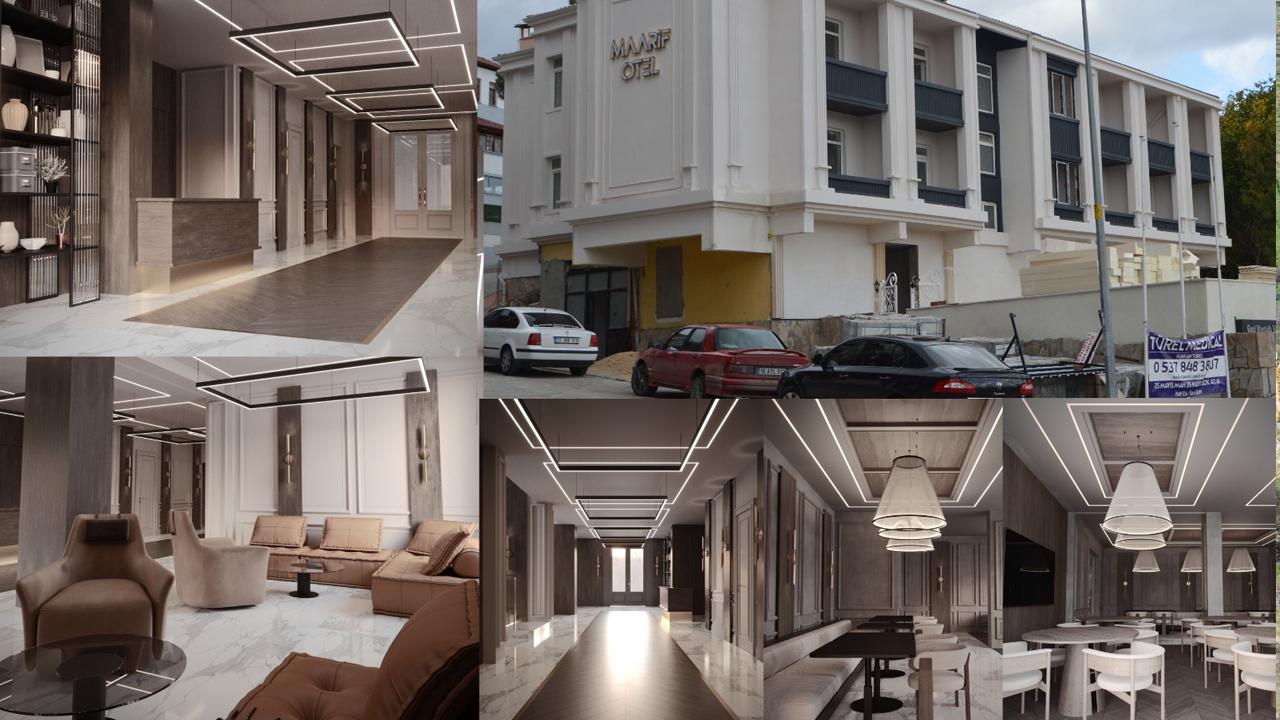 Tarihi Maarif Termal Otel'e Yeniden Hayat Veriliyor