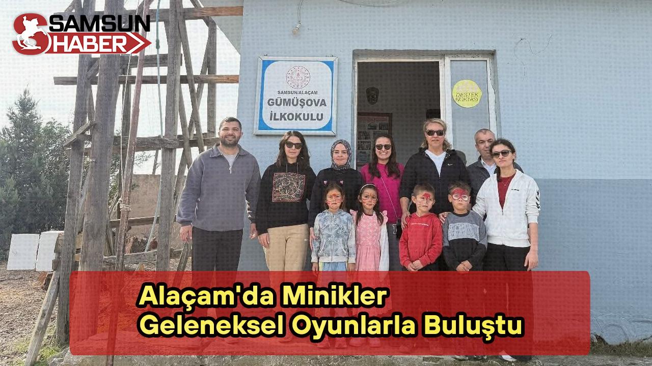 Alaçam&#039;da Minikler Geleneksel Oyunlarla Buluştu