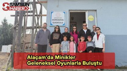 Alaçam'da Minikler Geleneksel Oyunlarla Buluştu