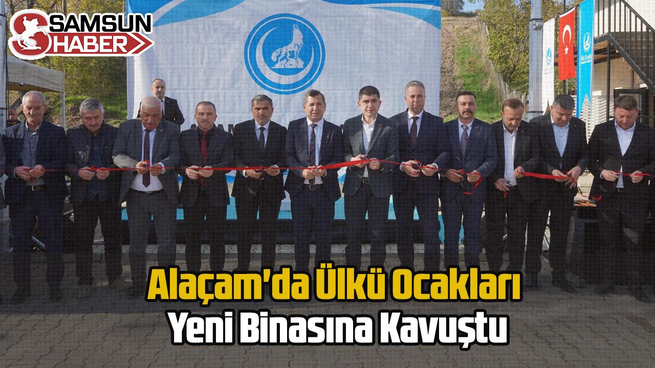 Alaçam&#039;da Ülkü Ocakları Yeni Binasına Kavuştu