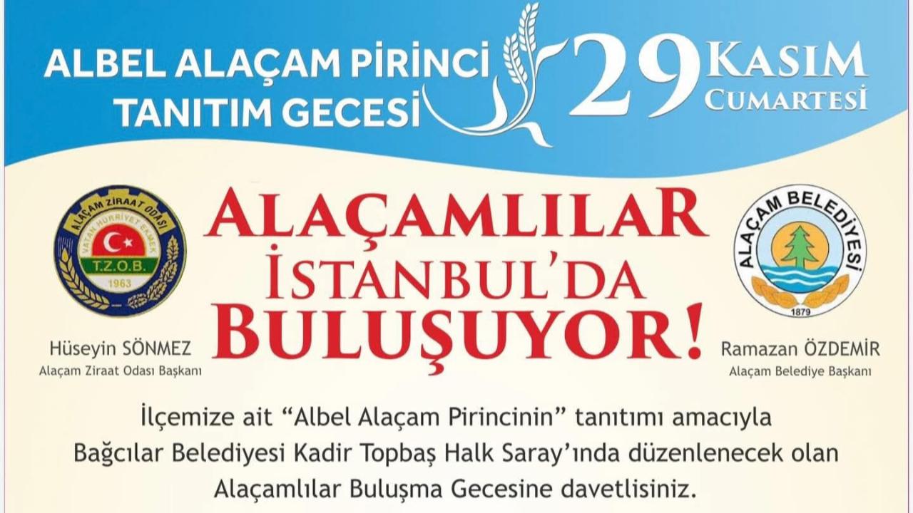 ALBEL ALAÇAM PİRİNCİ TANITIM GECESİNE DAVET