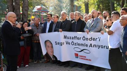 Muzaffer Önder, Samsun'da CHP İl Yönetimi Tarafından Anıldı