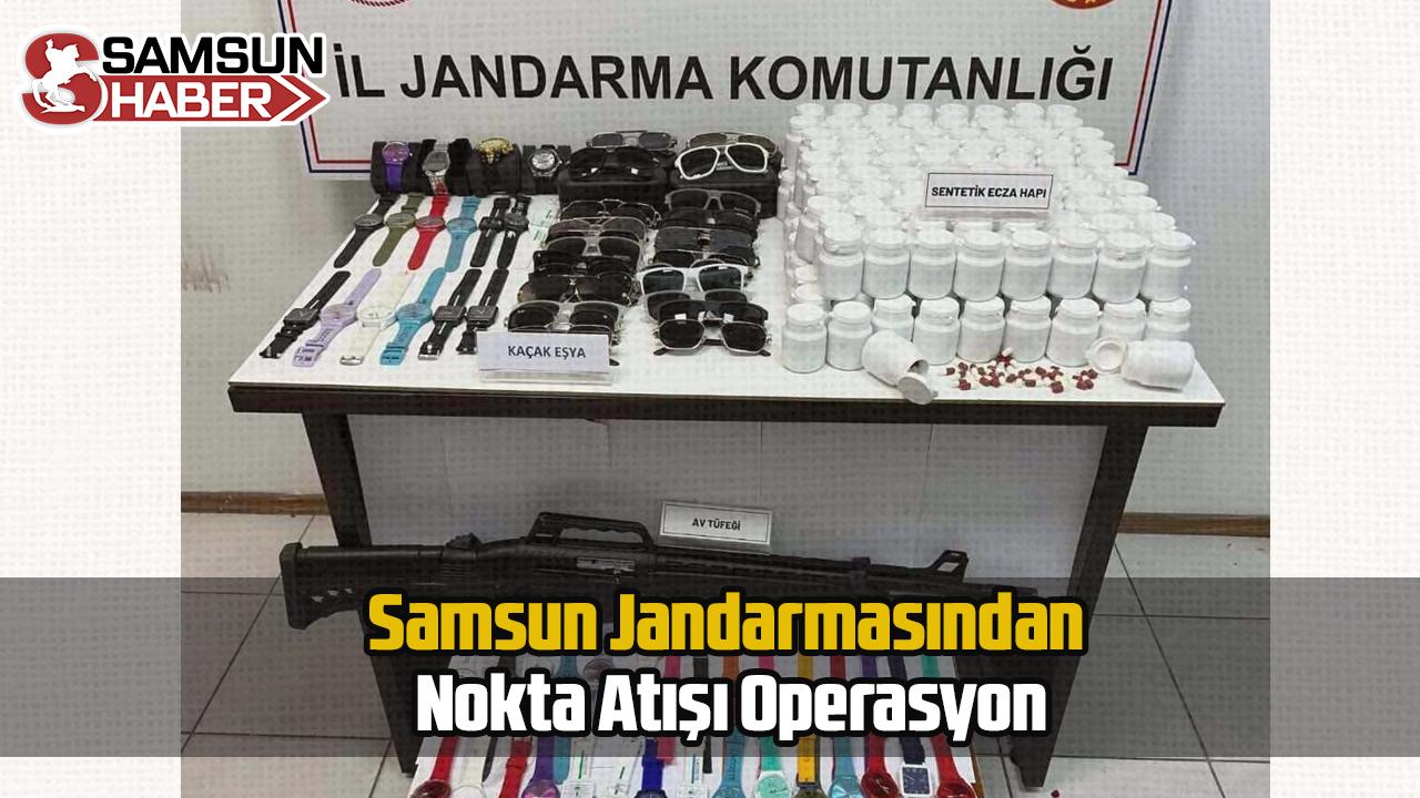 Samsun Jandarmasından Nokta Atışı Operasyon