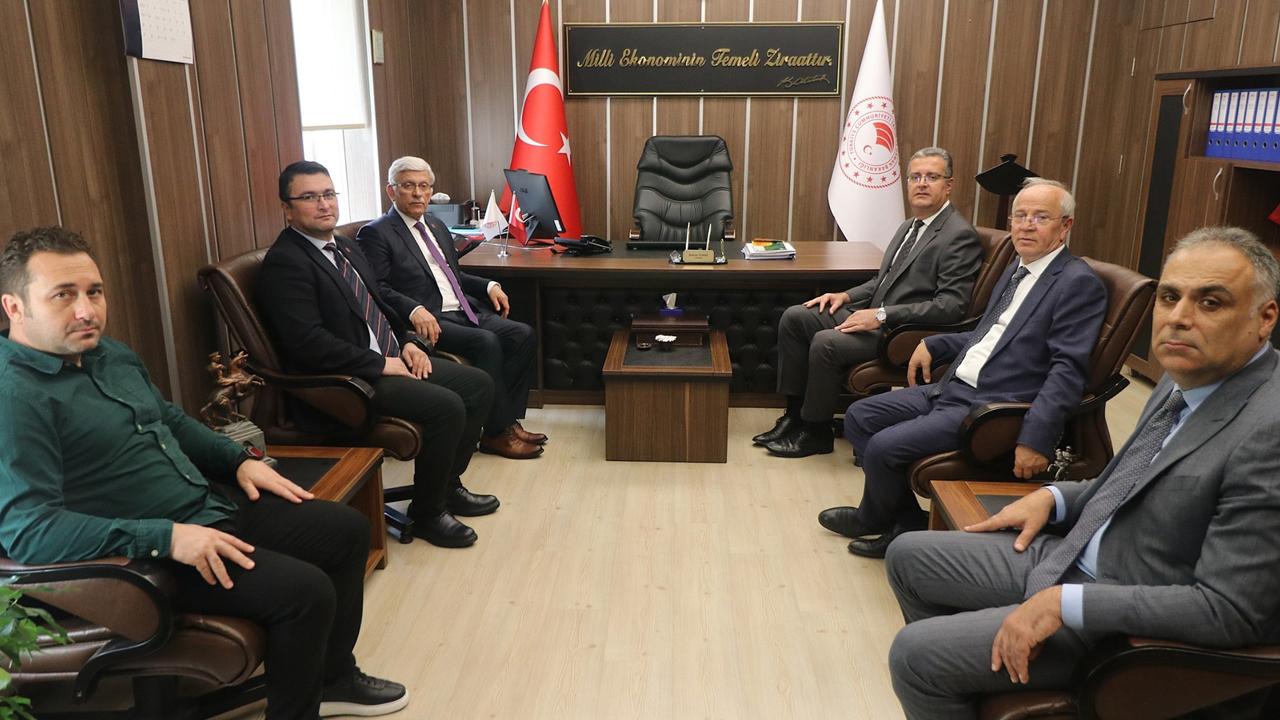 Samsun Tarım Müdürü&#039;ne Veteriner Hekimlerden Ziyaret