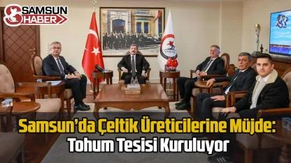 Samsun'da Çeltik Üreticilerine Müjde: Tohum Tesisi Kuruluyor