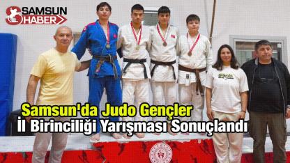 Samsun'da Judo Gençler İl Birinciliği Yarışması