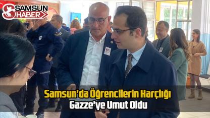 Samsun'da Öğrencilerin Harçlığı Gazze'ye Umut Oldu
