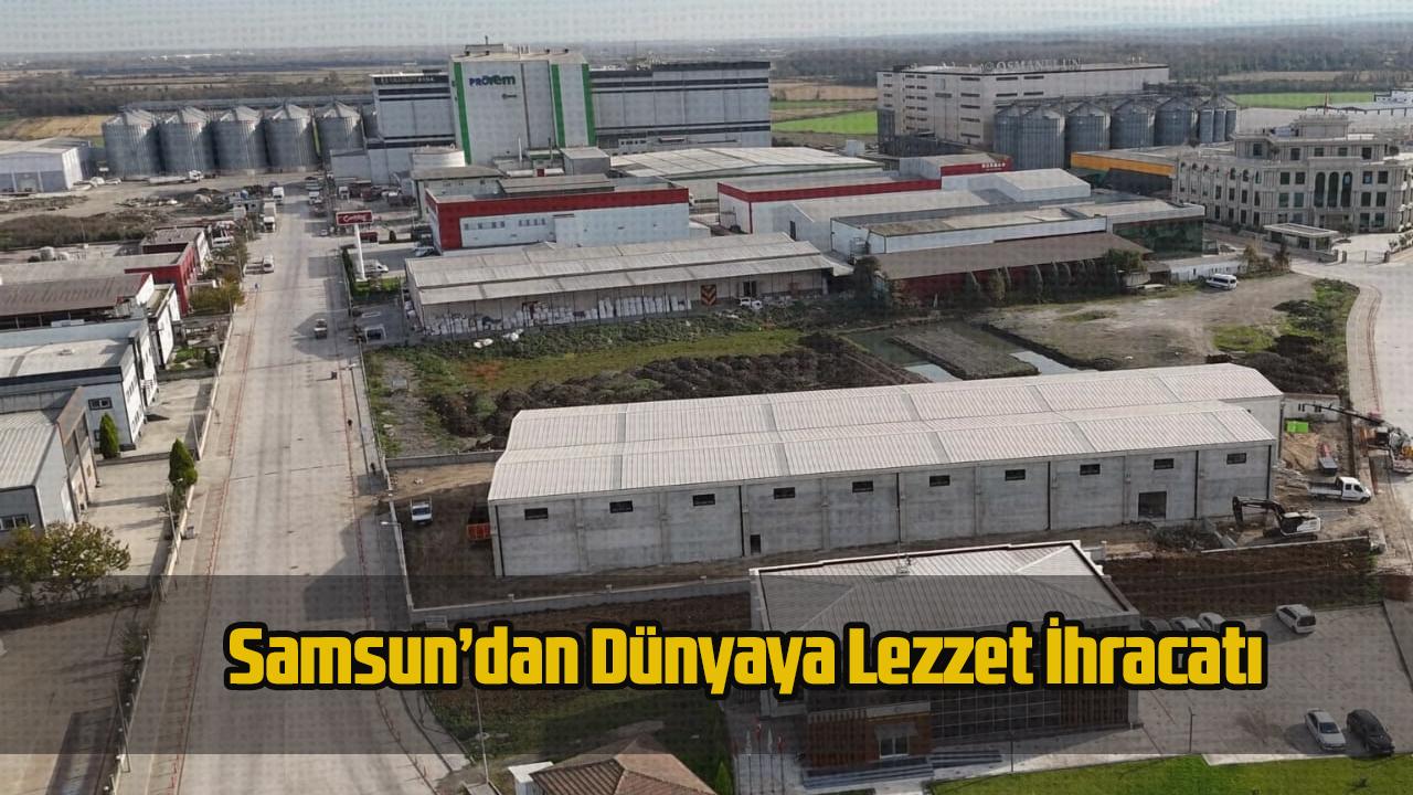 Samsun’dan Dünyaya Lezzet İhracatı