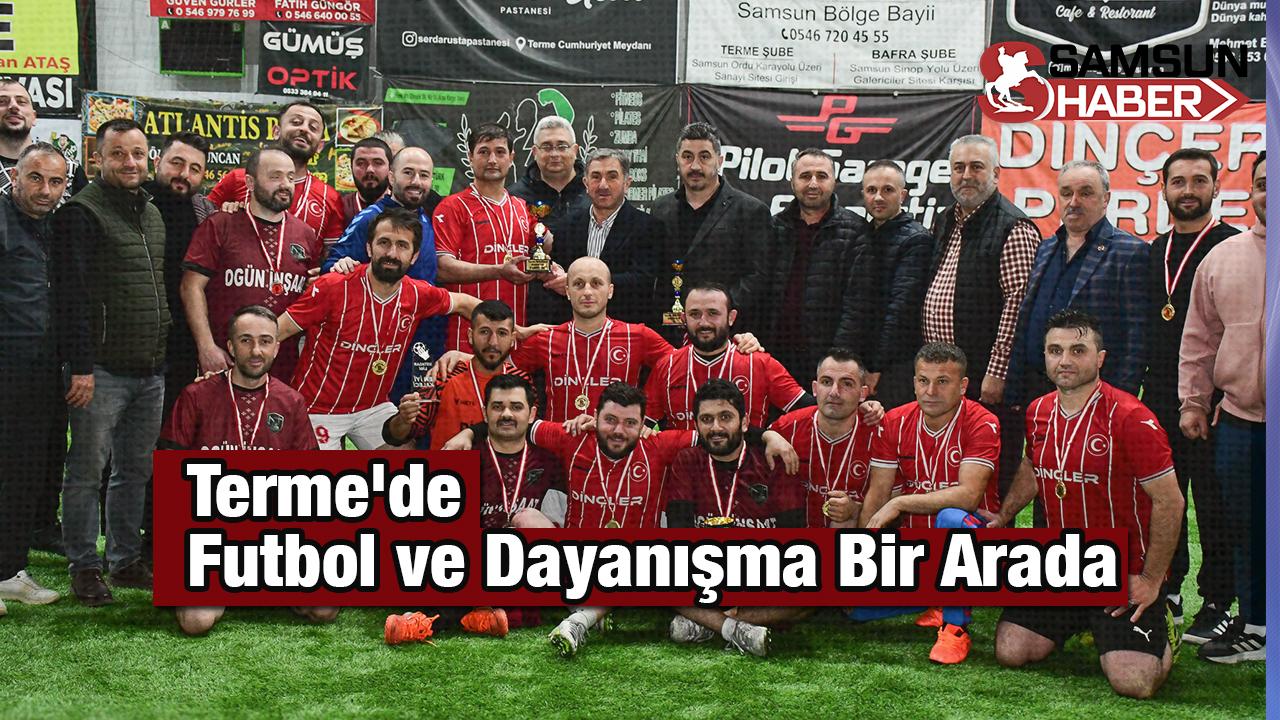 Terme&#039;de Futbol ve Dayanışma Bir Arada