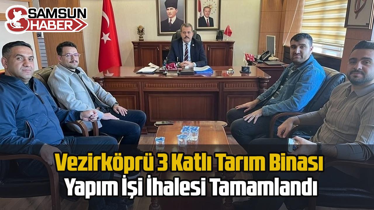 Vezirköprü 3 Katlı Tarım Binası Yapım İşi İhalesi Tamamlandı