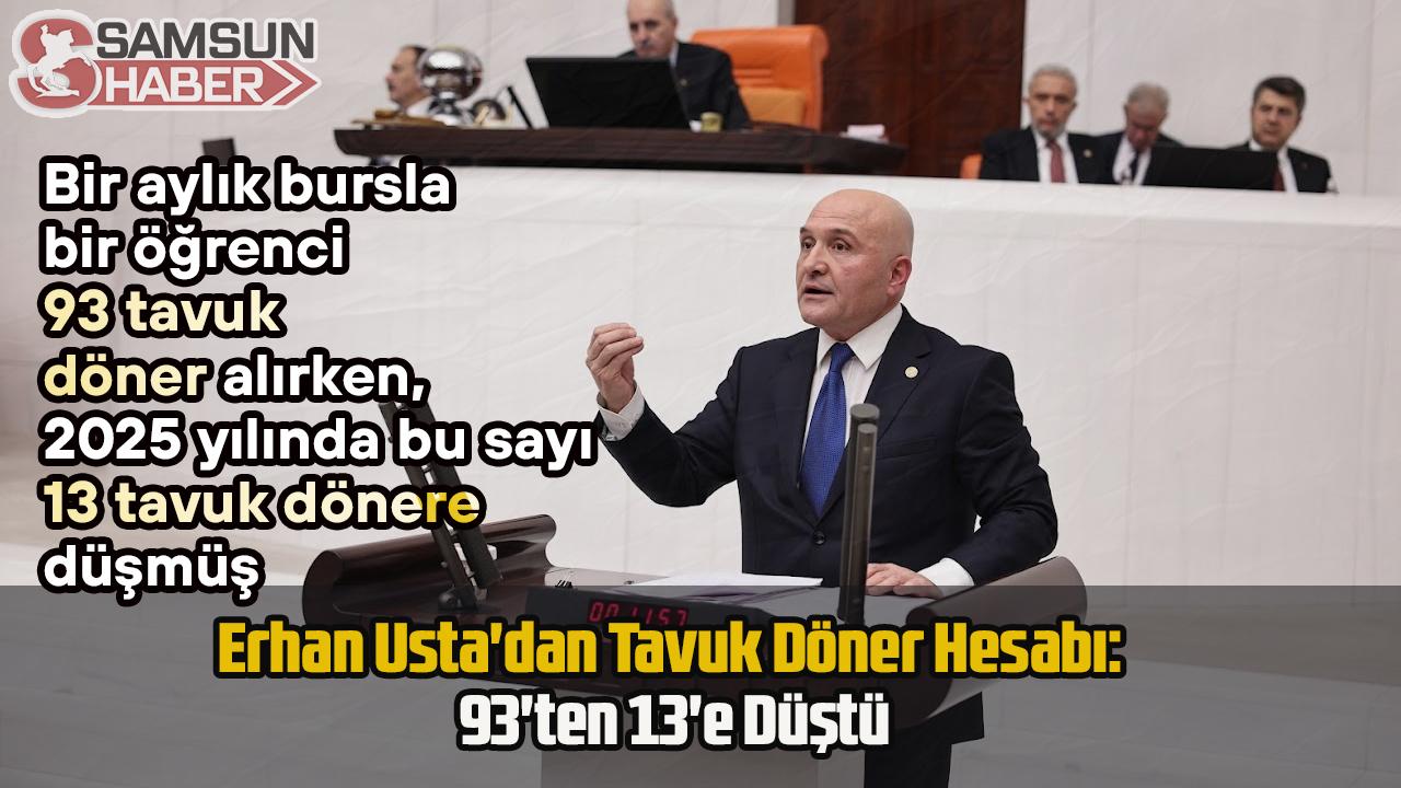 Erhan Usta'dan Tavuk Döner Hesabı: 93'ten 13'e Düştü