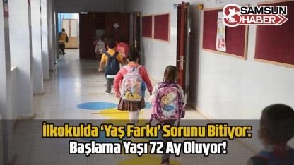 İlkokulda ‘Yaş Farkı’ Sorunu Bitiyor: Başlama Yaşı 72 Ay Oluyor!
