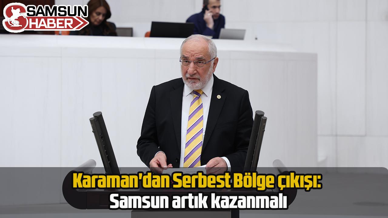 Karaman&#039;dan Serbest Bölge çıkışı: Samsun artık kazanmalı