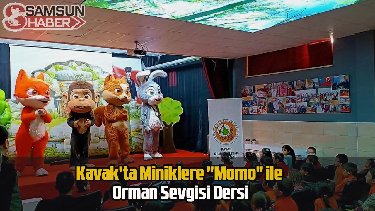 Kavak'ta Miniklere "Momo" ile Orman Sevgisi Dersi