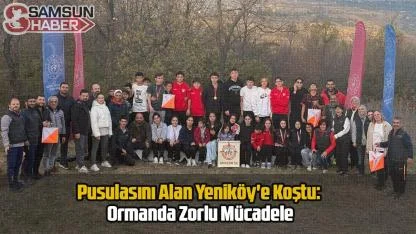 Pusulasını Alan Yeniköy'e Koştu: Ormanda Zorlu Mücadele